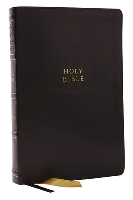 KJV Holy Bible with Apocrypha and 73,000 Center-Column Cross References, Black Leathersoft, Red Letter, Comfort Print: King James Version by Thomas Nelson