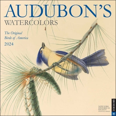 Audubon's Watercolors 2024 Wall Calendar by Historical Society, The New York