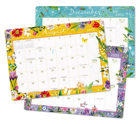 Katie Daisy 2023-2024 Desk Pad Calendar by Amber Lotus Publishing