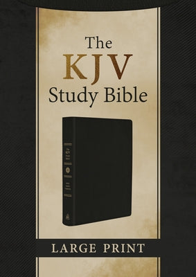 The KJV Study Bible, Large Print [Black Genuine Leather] by Compiled by Barbour Staff