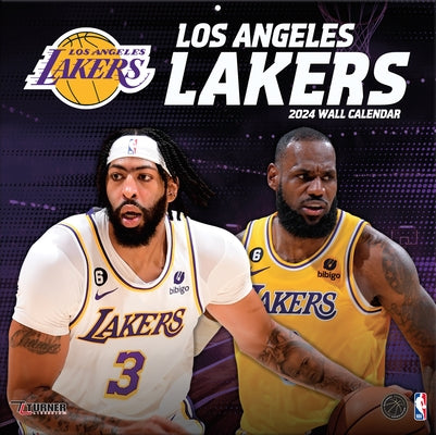 Los Angeles Lakers 2024 12x12 Team Wall Calendar by Turner Sports