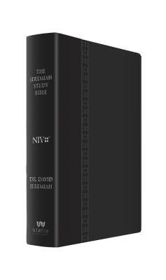 The Jeremiah Study Bible, NIV (Large Print, Black W/ Burnished Edges) Leatherluxe W/Thumb Index: What It Says. What It Means. What It Means for You. by Jeremiah, David