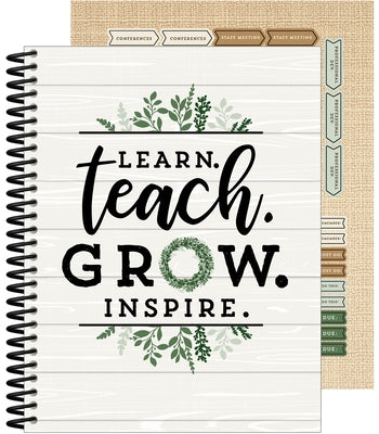 Farmhouse Teacher Planner by Carson Dellosa Education