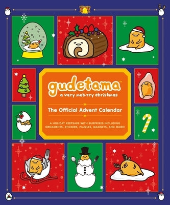 Gudetama: A Very Meh-Rry Christmas: The Official Advent Calendar: A Holiday Keepsake with Surprises Including Ornaments, Stickers, Puzzles, Magnets, a by Fujikawa, Jenn