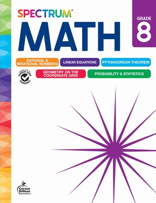 Spectrum Math Workbook, Grade 8 by Spectrum