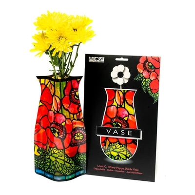 Louis C. Tiffany Poppies Vase in Retail Packaging by Modgy