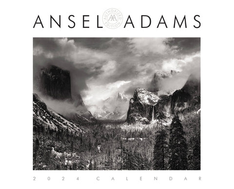 Ansel Adams 2024 Wall Calendar: Authorized Edition: 13-Month Nature Photography Collection (Monthly Calendar) by Adams, Ansel
