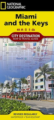 Miami and the Keys Map by National Geographic Maps