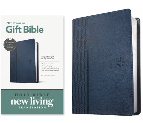 Premium Gift Bible Nlt, Filament Enabled (Leatherlike, Blue Cross, Red Letter) by New Living Translation