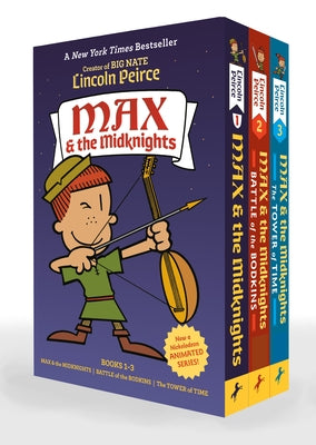 Max and the Midknights Paperback 3-Book Boxed Set: Max and the Midknights; Max and the Midknights: Battle of the Bodkins; Max and the Midknights: The by Peirce, Lincoln