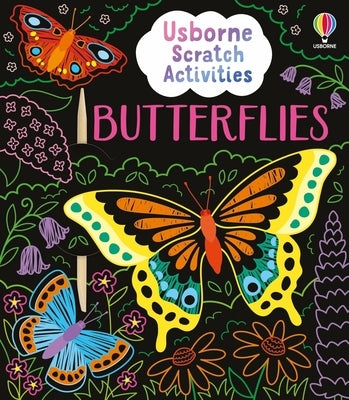 Usborne Scratch Activities Butterflies by Hawkins, Klara