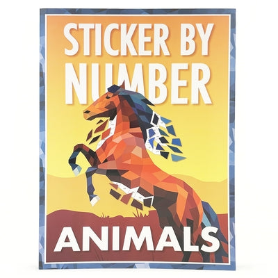 Sticker by Number Animals by Parragon Books