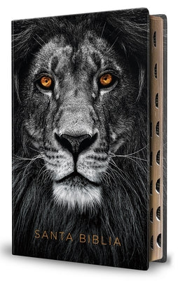 Biblia Reina Valera 1960 Letra Grande. Biblia León Símil Piel Índice / Spanish Bible Rvr 1960 Handy Size Large Print Imitation Leather Lion of Judah by Reina Valera Revisada 1960