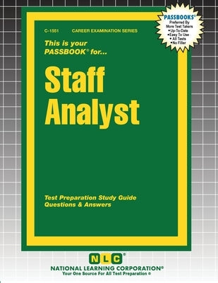 Staff Analyst by Passbooks