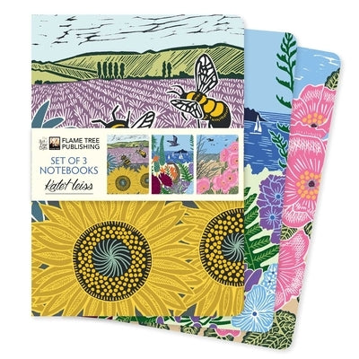 Kate Heiss Set of 3 Standard Notebooks by Flame Tree Studio