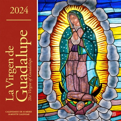 La Virgen de Guadalupe 2024 Square Spanish English by Browntrout