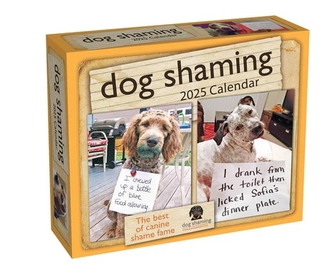 Dog Shaming 2025 Day-To-Day Calendar by Lemire, Pascale
