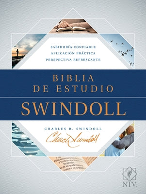 Biblia de Estudio Swindoll Ntv (Sentipiel, Café/Azul/Turquesa) by Tyndale