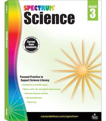 Spectrum Science, Grade 3: Volume 55 by Spectrum