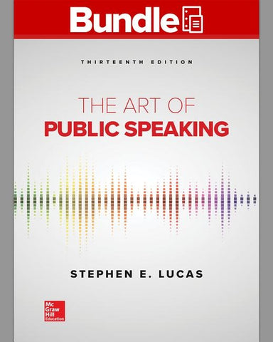 Gen Combo Looseleaf the Art of Public Speaking; Connect Access Card [With Access Code] by Lucas, Stephen E.