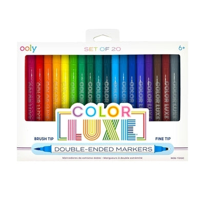 Color Luxe Double-Ended Markers (Set of 20) by Ooly