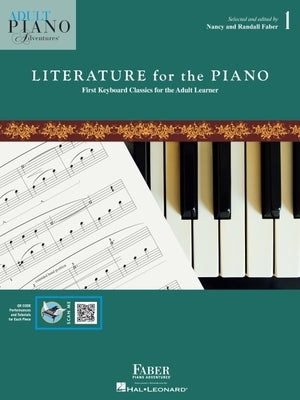 Adult Piano Adventures Literature for the Piano Book 1 - First Keyboard Classics for the Adult Learner (Book/Online Media) by Faber, Randall