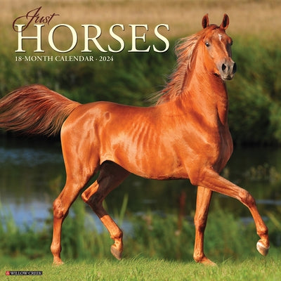 Just Horses 2024 12 X 12 Wall Calendar by Willow Creek Press