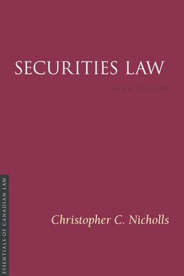 Securities Law 3/E by Nicholls, Christopher C.