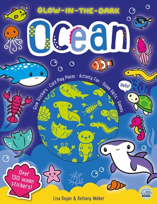 Glow-In-The-Dark Ocean Sticker Activity Book by Regan, Lisa