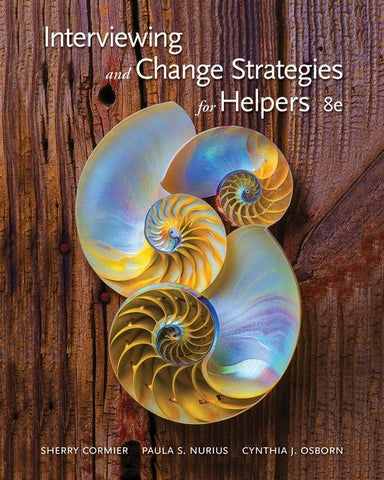 Interviewing and Change Strategies for Helpers by Cormier, Sherry