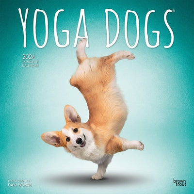 Yoga Dogs 2024 Square by Browntrout