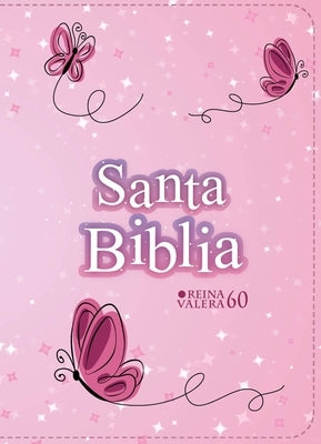 Biblia Rvr 1960 Compacta S?mil Piel Juvenil Mariposa Rosada (Bible Rvr 1960 Compact Size Leatherlike Youth Pink Butterfly (Spanish Edition) by Reina Valera 1960