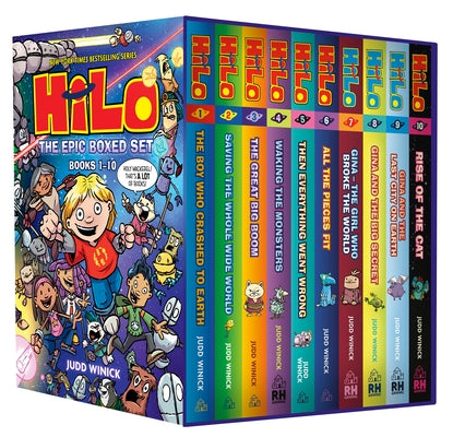 Hilo: The Epic Boxed Set (Books 1-10): (A Graphic Novel Boxed Set) by Winick, Judd