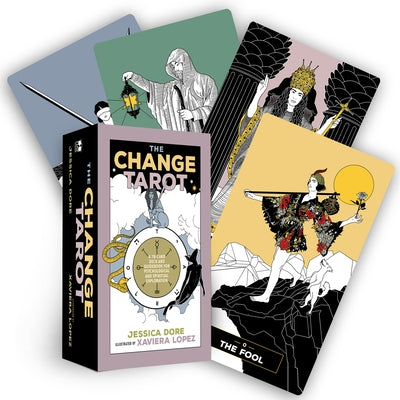 The Change Tarot: A 78-Card Deck and Guidebook for Psychological and Spiritual Exploration by Dore, Jessica