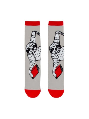 Book Sloth Socks - Large by Out of Print