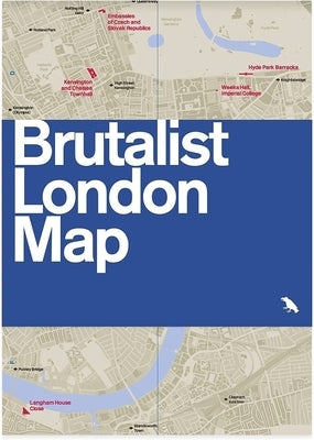 Brutalist London Map by Billings, Henrietta