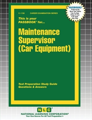 Maintenance Supervisor (Car Equipment) by Passbooks