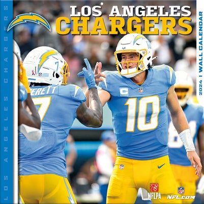 Los Angeles Chargers 2024 12x12 Team Wall Calendar by Turner Sports