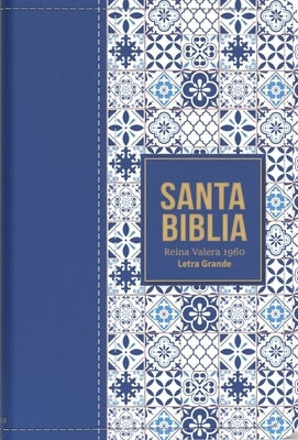Biblia Rvr 1960 Letra Grande Tama?o Manual S?mil Piel Azul Claro(bible Rvr 1960 Large Print Handsize Leatherlike Tiles Light Blue (Spanish Edition) by Reina Valera 1960