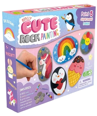 Really Cute Rock Painting-Paint 5 Supersweet Rocks!: Craft Kit for Kids by Igloobooks