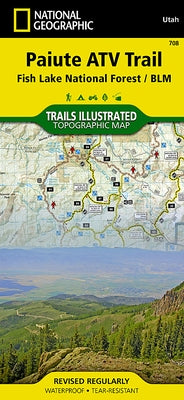 Paiute Atv Trail Map [Fish Lake National Forest, Blm] by National Geographic Maps