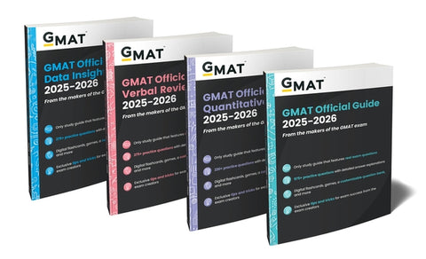 GMAT Official Guide 2025-2026 Bundle: Books + Online Question Bank by Gmac (Graduate Management Admission Coun