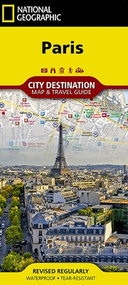 Paris Map by National Geographic Maps