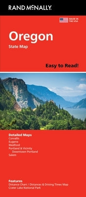 Rand McNally Easy to Read: Oregon State Map by Rand McNally