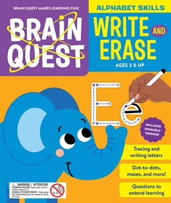 Brain Quest Write and Erase: Alphabet Skills by Workman Publishing