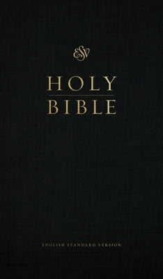 ESV Church Bible, Large Print, Red Letter (Hardcover, Black) by Esv Bibles