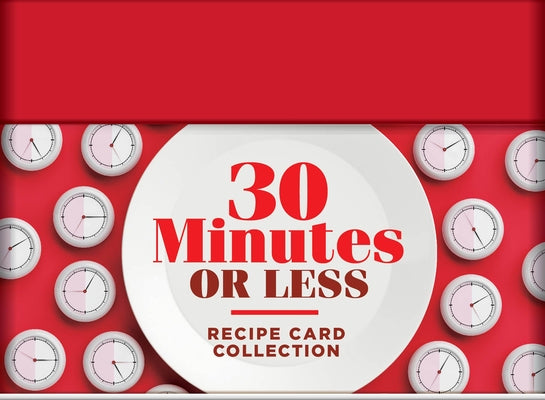 30 Minutes or Less Recipe Card Collection Tin 72 Recipe Cards + 28 Blank Recipe Cards to Write Your Own Recipes + 5 Tabbed Section by Publications International Ltd