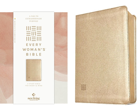 NLT Every Woman's Bible, Filament Enabled (Leatherlike, Soft Gold, Red Letter) by New Living Translation