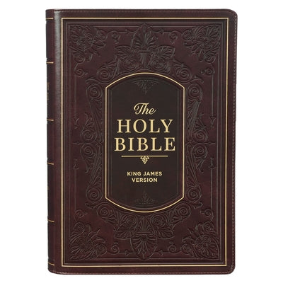 KJV Study Bible, Standard King James Version Holy Bible, Burgundy Hardcover by Christian Art Gifts