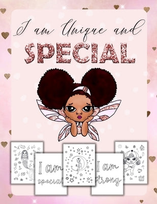 I Am Unique and Special: Positive Affirmations for Brown Girls/Coloring Book African American Children/Self-Esteem and Confidence by Books, Joyful
